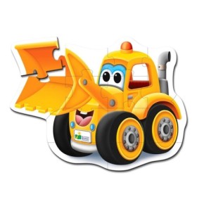 Primul meu puzzle de podea Excavator 12 piese 60.96x45.72 cm 2-5 ani